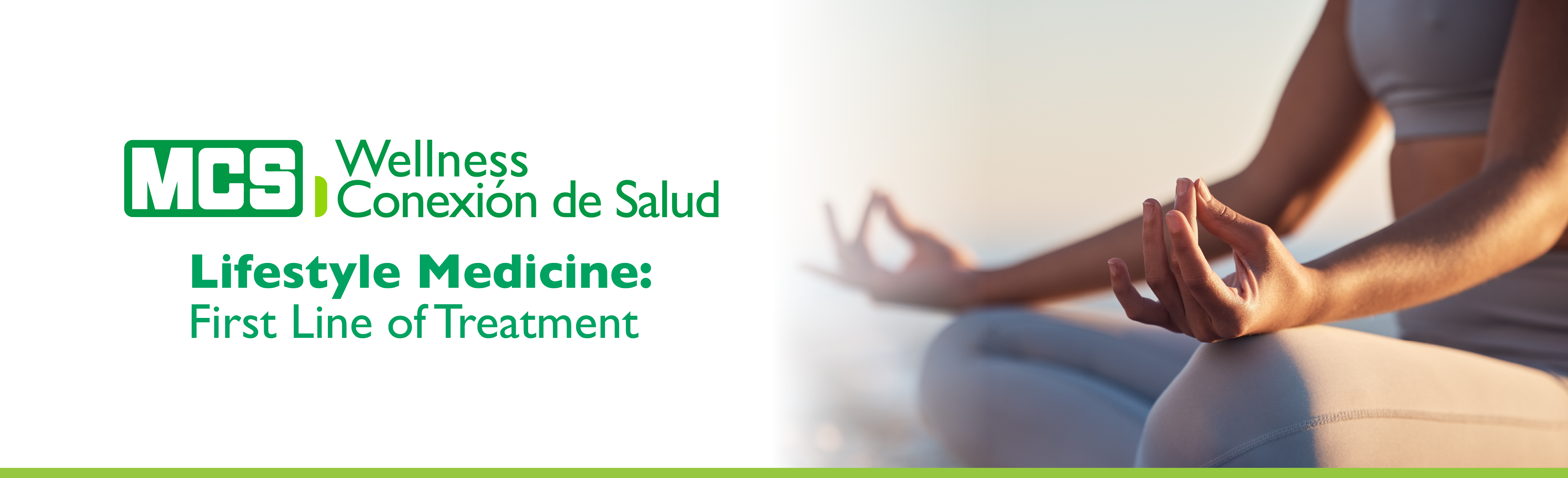 Lifestyle Medicine: First Line of Treatment